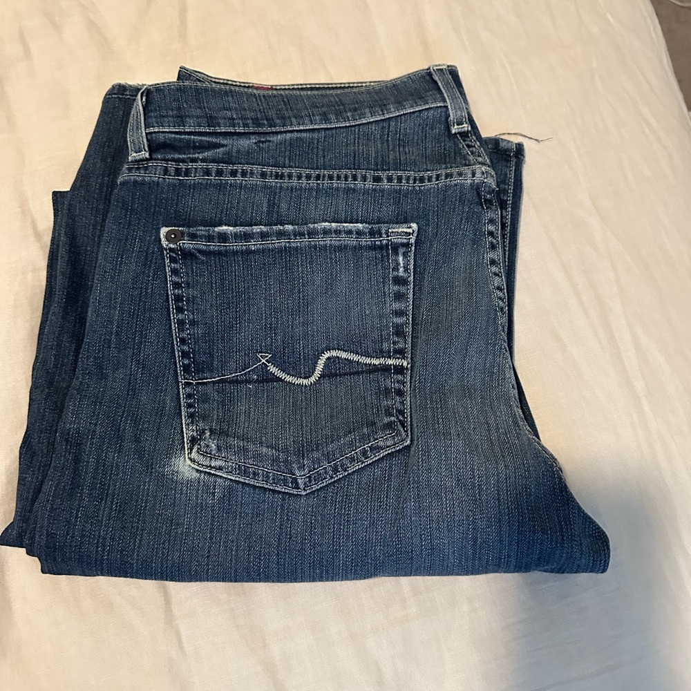 7 For All Mankind Men's Bootcut Jeans - Blue